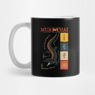 Muay Thai Tattoo Crocodile Mug